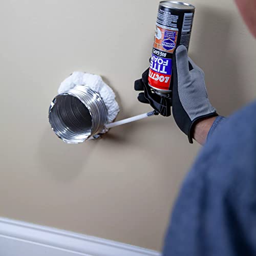 Loctite Tite Foam PU sealant(White), Expanding Foam for large gaps filling, keeps dust and pests aways, DIY dries fast, waterproof no shrinkage easy application doors PVC pipe bathroom, AC ducts 340g (Image - 6)