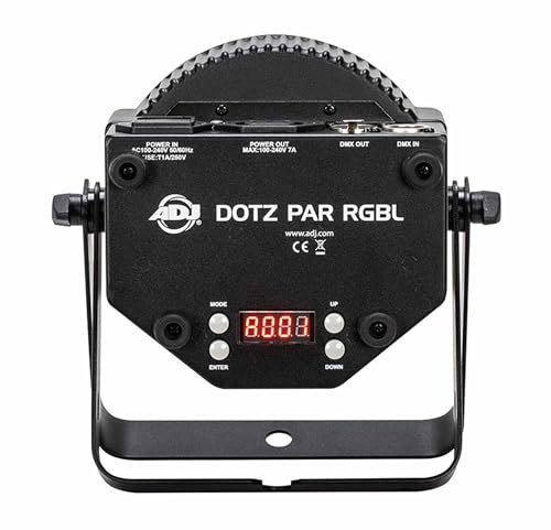 ADJ Dotz Par RGBL COB LED Wash Light - 16 x 3.5W RGBL COB LEDs - 6 Operational Modes and 6 Dimming Modes - Black by adj - Image 4