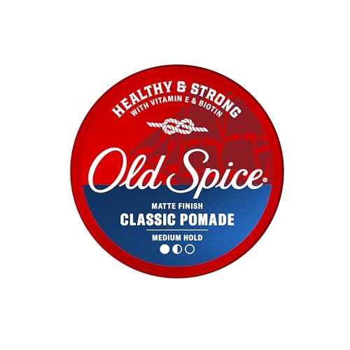 Old Spice Mens Hair Pomade, Healthy & Strong with Vitamin E & Biotin, 2.22 oz - image 9