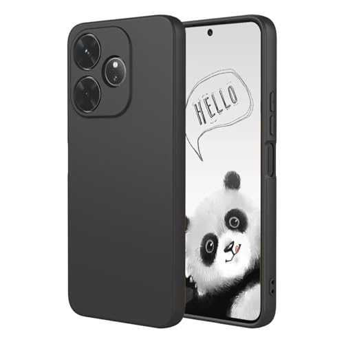 YUECXIN Case for Realme GT 6 5G / Realme GT 6T, Ultra thin Liquid Silicone Silky Soft Touch Cover