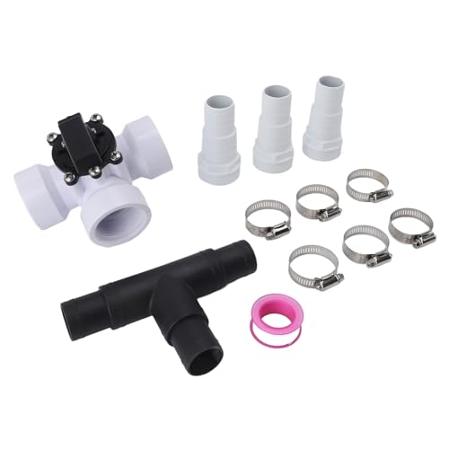BAFOVY Gran Compatibilidad, Válvula Desviadora de 3 Vías de PVC G1 1/2 para Piscinas, Spas, Altas Características, Fácil