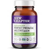 New Chapter Perfect Prenatal Vitamins, Organic Prenatal Vitamins, Non-GMO Ingredients for Healthy Baby & Mom - Folate (Methylfolate), Iron, Vitamin D3, Fermented with Whole Foods and Probiotic, 192 count