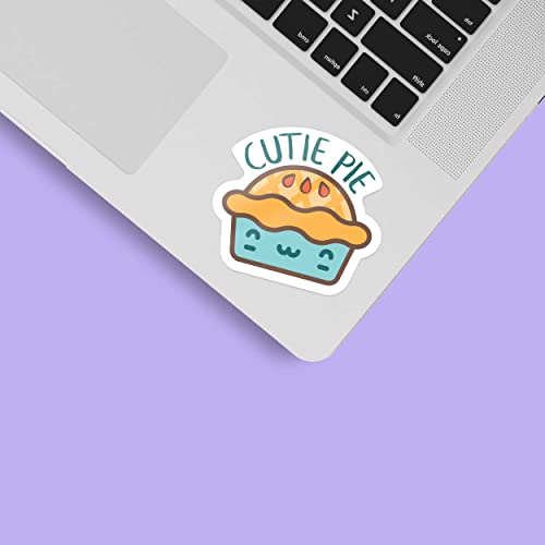 Mini Cutie Pie Sticker For Hydroflask - Funny Food Decal For Laptop - Cute Food Tumbler Sticker #TOP2