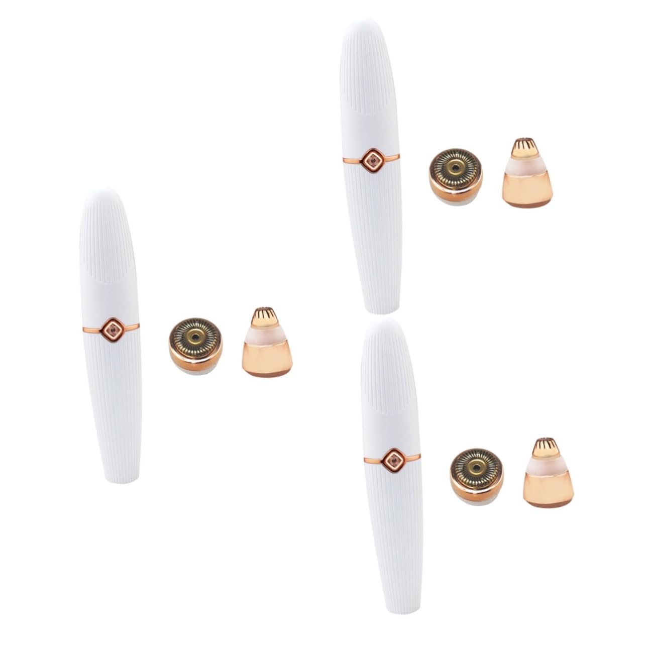 Beaupretty 3piezas Afeitadora Eléctrica Multifuncional Usb Para Mujeres Recortadora De Cejas y Depilación Facial Cabezal Intercambiable Seguro