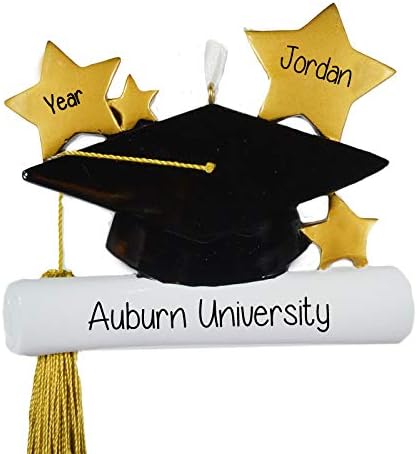 Graduation Personalized Christmas Holiday Ornament
