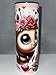 Valentine Bee Tumbler - Cute and Durable Handmade Tumbler with Roses and Hearts for Your Honey