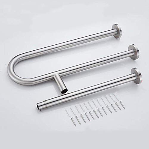 Wazzj Handicap Grab Bars Toilet Rail Bathroom Support For Elderly Bariatric Disabled Stainless Steel Commode Medical Accessories Safety Hand Railing Guard Frame Shower Assist Aid Handrails Hand Grips #TOP18