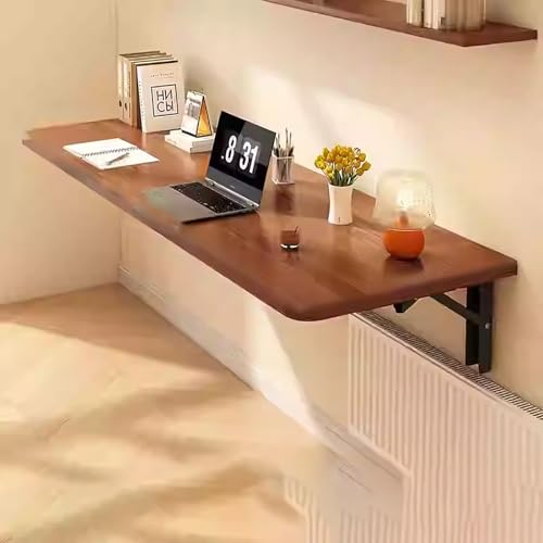 Bureau flottant polyvalent et table rabattable pour petit espace - 2