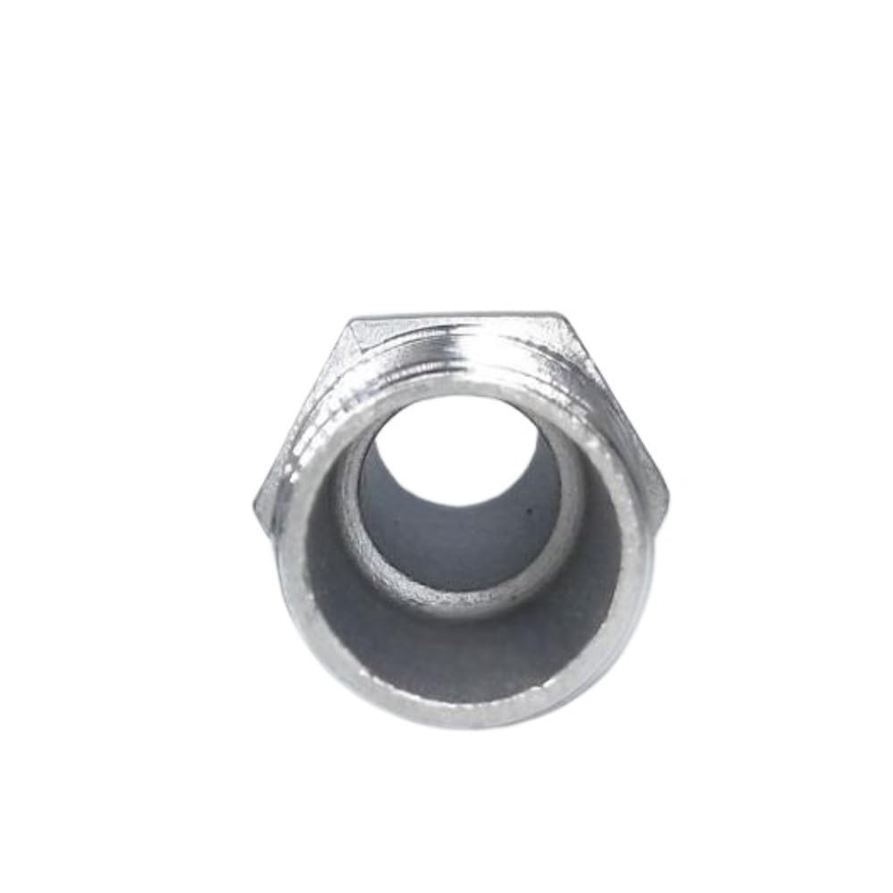 Stainless Steel Male Barb, 304 Stainless Steel BSP Male Thread Barb Reducer Fitting for Fuel Line, Multiple Sizes(10MM*1/4INCH)