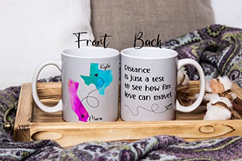 Taza de café personalizada de cerámica 15 oz miniatura 5