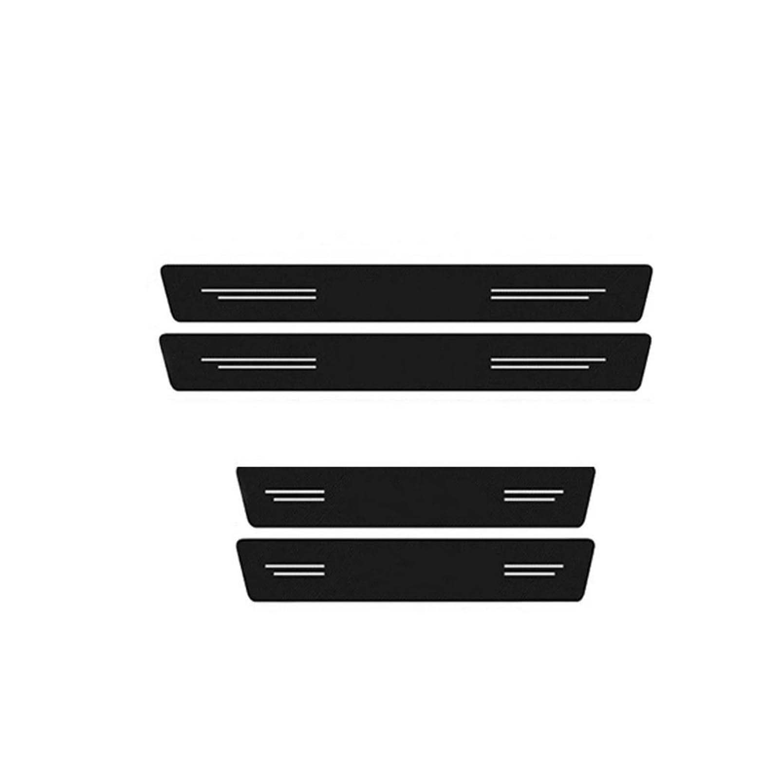 Sill Anti Scratch Tape Stickers Protective Film for Opel for Astra for Antara for Meriva for Vivaro Car Rear Trunk Door Threshold Decals(White 4pcs)