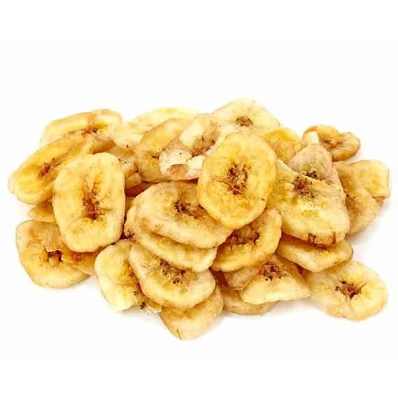 Sweetened Banana Chips Crispy Fried Tropical Snack, 3 lb Bulk Resealable Bag Perfect for Snacking, Baking, and Parties