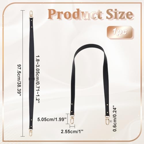 WADORN Genuine Leather Purse Strap - Image 2