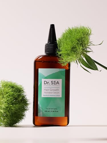 SEA serum na porost włosów z mentolem i rozmarynem – stymuluje mieszki włosowe, wzmacnia i normalizuje skórę głowy – wspomaga zdrowy wzrost włosów, 100 ml