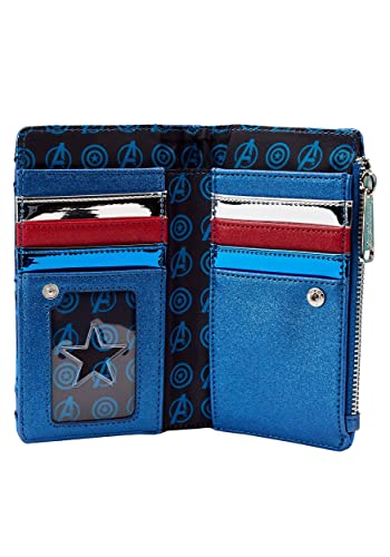 Loungefly Marvel Shine Captain America Faux Leather Wallet4