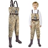 Trudave Chest Waders for Kids with Boots, Waterproof Youth...