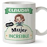 MUGFFINS Tazas Personalizadas para MUJER/ESPOSA - En Español - Eres...