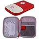 Mini Erste Hilfe Set Erste Hilfe Tasche Leer Klein Tragbare Reiseapotheke Tasche Medikamententasche Reise für Zuhause Auto Reisen Camping im Freien 2 Stücke (Rot,Gelb)