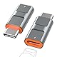 2Stück Lightning auf USB C Adapter 36W Schnelles Laden/Telefon-Computer Datenübertragung/Rutschfestes Design, Lightning USB C Adapter für iPhone16 15 Pro/MAX Samsung Galaxy S24 S23,Nicht für Audio/OTG