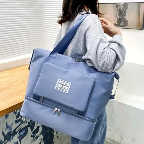 グッズ 大阪関西万博 トルクメニスタン館 トートバッグ ブルー 青色