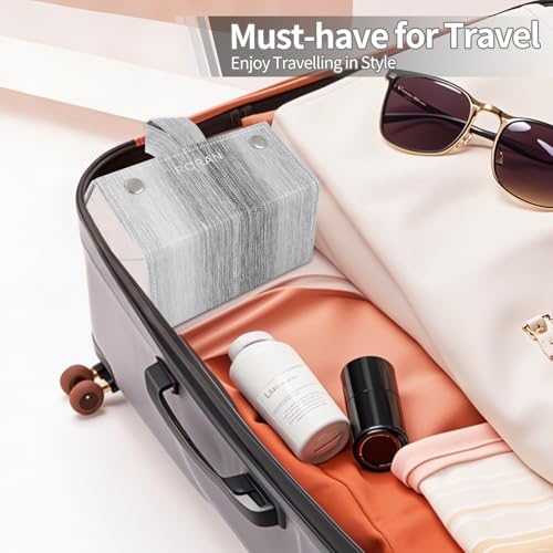 Image of Sunglasses Organizer, Portable Eyeglasses Holder Glasses Storage Box for Women Men, Folding Case Hard Shell, Gradient Design