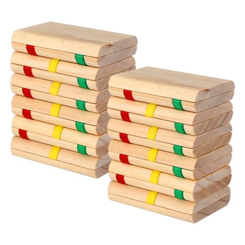 Junkin 2pack Jacob's Ladder Wooden Jacob's Ladder Optical Illusion Ladders