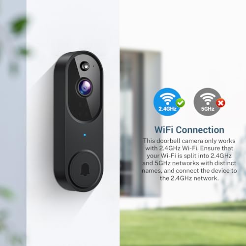 GridTera Smart Video Doorbell M20 (Battery-Powered, 1080p, AI Human Detection) — view 8