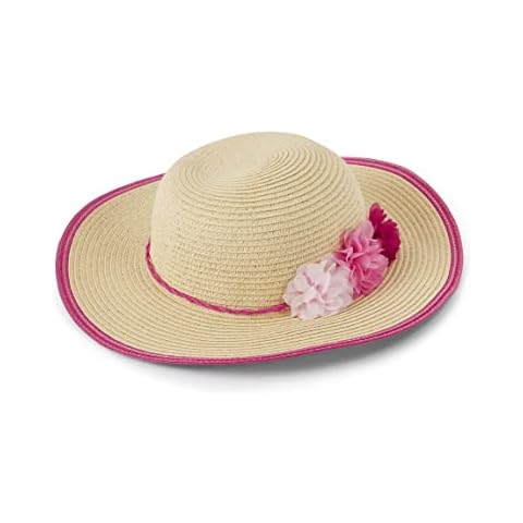 Gymboree Girls' and Toddler Fashion Hats, Straw Floral, 2-3 Years Cover