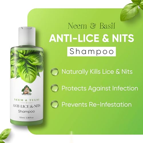 Image of Neem & Tulsi Anti-Lice & Nits Shampoo