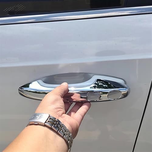 Modification Haval Jolion 2022 cache poignée rayée décor chrome - 2