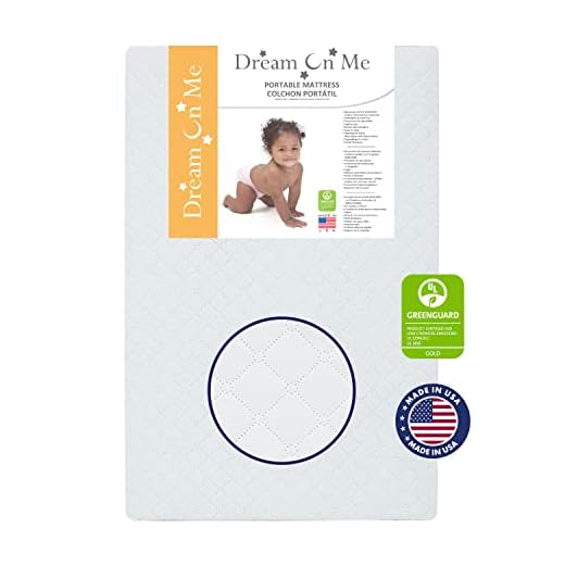 Dream On Me 3-Inch Portable Crib Mattress
