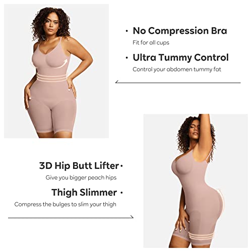 Popilush Slimming Bodysuit For Women Tummy Control Full Bust Shapewear Seamless Body Shaper #TOP1