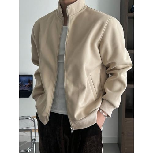 Image of PROSHARX Old Money Stand Up Collar Sweatshirt Zip-Up | Premium Comfort, Timeless & Aesthetic Style