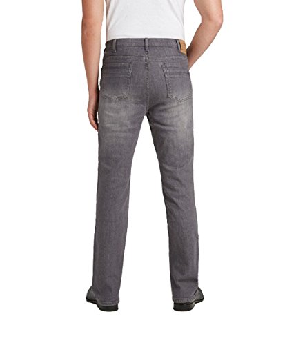Grand River Grey Stretch Traditional Fit Jeans (38/32, Grey)3