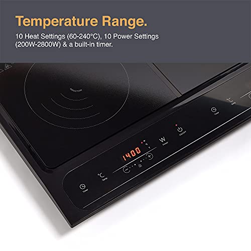 Portable Double Induction Hob - 2800W Electric Cooking System - Image 4