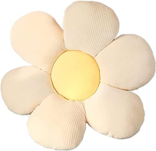 Zinsale Cute Flower Floor Pillow Cushion Throw Pillow Indie Room Decor Pillow for Teens Tweens Girls Reading Nook Watching TV Bedroom