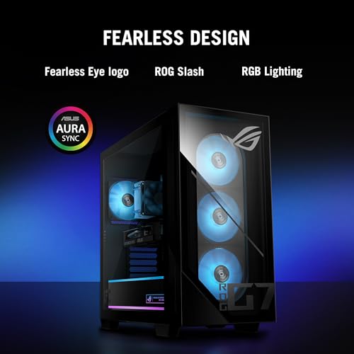 Image of ASUS ROG G700 (2026) Gaming Desktop PC, Intel Core Ultra 7 265KF Processor, NVIDIA GeForce RTX 5060Ti, 1TB M.2 NVMe PCIe 4 SSD, 32GB DDR5 RAM, Windows 11 Home, G700TF-AB766Ti