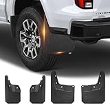 Sunsdrew Mud Flaps for Chevrolet Colorado 2023 2024 2025 2026,All Weather Guard Splash Colorado Guards Mudguards,No-Drill 4PCS Chevy Colorado Fender Flares Accessories(Not Fit for GMC Canyon)