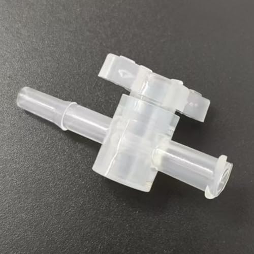 Válvula de paso de dos vías macho-hembra de PP reutilizable para laboratorio 25 uds 4