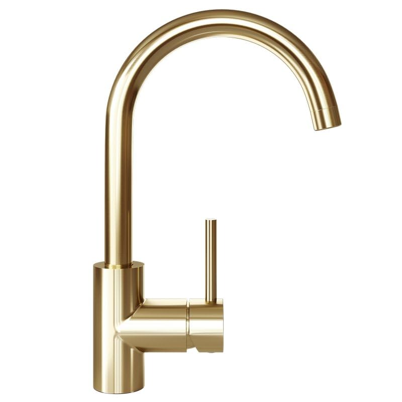 Grifo de Cocina, Mezclador de Cocina de Cobre, Grifo Mezclador con Manguera de Agua Fría y Caliente, Grifo para Fregadero, Grifo de Cocina Alto