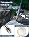 Pawfly Soft Round Aquarium Net, 2 Inch Shrimp Net with Extendable Stainless Steel Handle for Baby Fish, Food Residue Debris