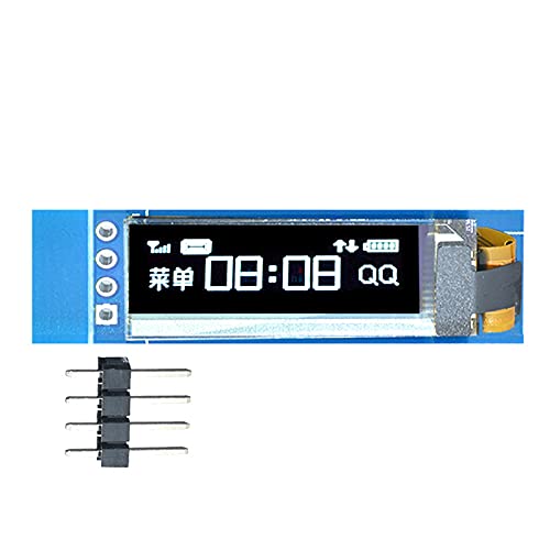 0.91 Inch 128x32 IIC I2C White OLED LCD Display DIY OLED Module SSD1306 Driver IC DC 3.3V 5V for Arduino PIC