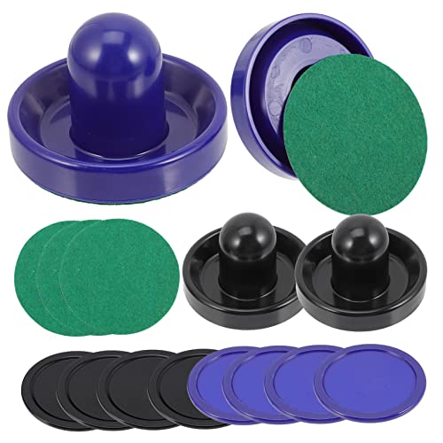 BESPORTBLE Plastic Air Hockey Pushers Pucks 96mm Toys Hockey Accessories for Family Entertainment Boys and Girls-Friendly