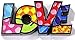 Romero Britto Miniature Love Word Pop Art