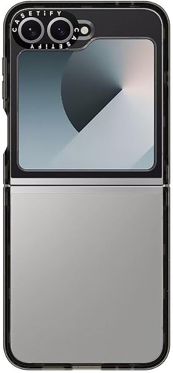 CASETiFY for Galaxy Z Flip6 Case - Impact Clear Black