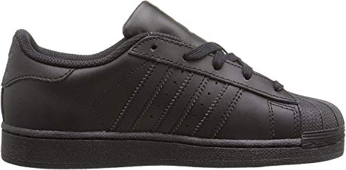 adidas Originals Superstar C Basketball Shoe (Little Kid),Black/Black/Black,3 M US Little Kid