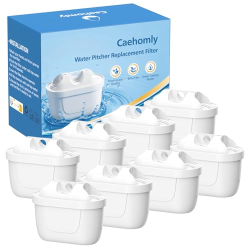 8 Stück Wasserfilter Kartuschen Kompatibel mit BRITA Maxtra+, Filterkartuschen Ersatz für Brita Maxtra Plus, Style, Marella, Elemaris XL, Aluna Wassertank