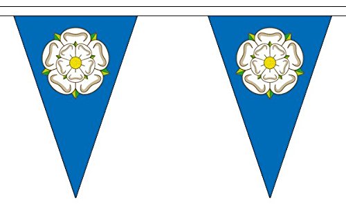 Yorkshire New Triangle 20m Bunting (54 flags)