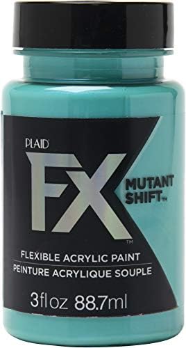 PlaidFX, Amino Aqua, Mutant Shift Flexible Acrylic Paint, Gloss Finish, 3 oz