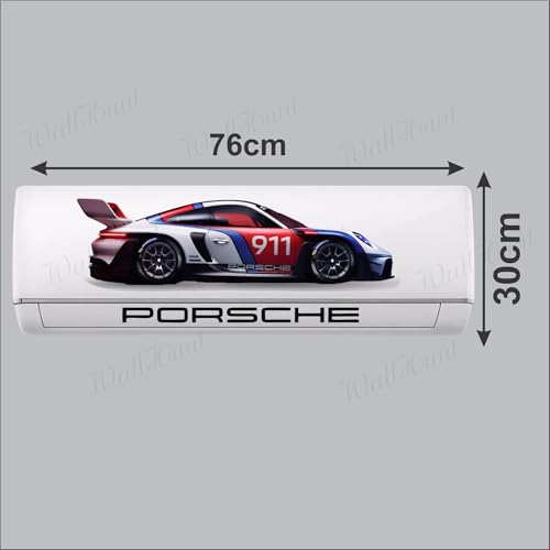 Image of StickerYard Ac Car Wall Sticker for Living Room, Bedroom, Kids Room, Big Size Ac Sticker, 3D Sticker, PVC Vinyl Size All Ac Suitable #1